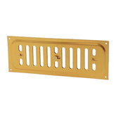 Timloc 9x3 Metal Internal Hit and Miss Louvre Vent Brass Anodised